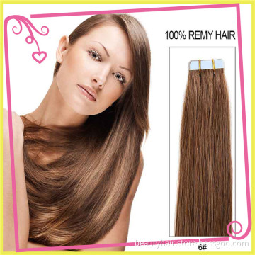 2016 best selling 6a 7a 8a micro tape hair extensions